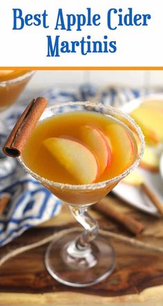 the best apple cider martini recipe