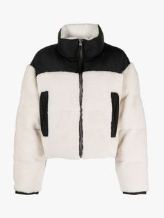 2023 Vogue, Ski Club, Shearling Coat, Winter 2023, Shearling Jacket, Funnel Neck