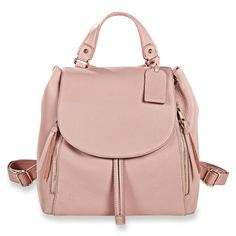 | Blush Leather Backpack Handbag, Pink Bags, Leather Bag Women, Tote Bag Leather, Wallet Accessories, Womens Purses, Online Bags, Handbag Backpack, Pink Bag