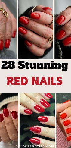 Nails Ideas For Christmas, Back To School Nails, Cherry Nails