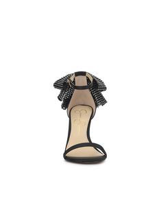 Product Description Embellished Bow Heeled Sandal Product Details Heel Height: 3.8" Satin Imported Black Embellished Sandals For Gala, Bow Heels, Sandals Heels, Heel Height, Sandals, Heels, Blue, Black