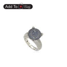 in stock Diamond White Rings With Sparkling Stones, Silver Cluster Ring With Pave Setting, Diamond White Bling Rings, Gift Round Diamond Ring With Sparkling Stones, Sparkling Round Diamond Ring Gift, Luxury Sterling Silver Rings With Bling, Luxury Silver Diamond Ring With Bling, Gift Cluster Ring With Pave Setting, Pave Set Cluster Ring For Gifts