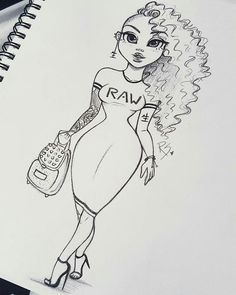 a pencil drawing of a woman holding a cell phone in her right hand and writing on the left