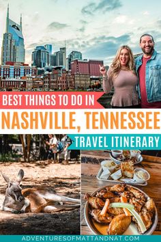 the best things to do in nashville, tennessee travel itinerary with text overlay