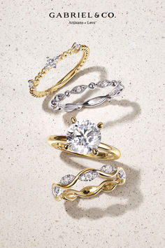 Choose them in white or yellow gold; stack them or wear them solo; these unique diamond rings are a must-have in your jewelry box.

Featured Styles:
LR52159Y45JJ
LR52157W45JJ
ER14684R12Y4JJJ
LR52666Y45JJ Stackable Jewelry With Round Band, Heirloom Style White Gold Stackable Rings, Stackable Bands For Promise Ring, Fine Jewelry With Decorative Round Band, Elegant Stacked Yellow Gold Jewelry, Stackable Bands With Modern Twist, Stacked Yellow Gold Wedding Jewelry, Modern Twist Stackable Round Bands, Stacked Yellow Gold Round Jewelry