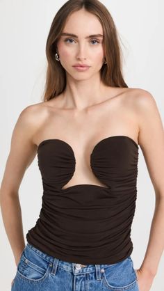 Pixie Market Dominique Wire Bustier Top | Shopbop Pixie Market, Knitted Wire, Color Trends Fashion, Shades Of Beige, Runway Trends, Sleeveless Tops, Fashion Gallery, Bustier Top, Spring Trends