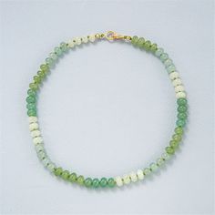 This is a handcrafted natural Chrysophrase gemstone necklace,made of 5 * 8mm abacus beads. All stones are natural, and their colors are also natural. All necklaces are strung together with thread, making them durable and long-lasting. The Function of Chrysophrase Chrysophrasecan clear the mind and bring vitality and safety. Wearing Chrysophrase regularly can not only reduce eye diseases, make people clear headed, but also enhance personal charm, bringing infinite vitality and energy. Wearing Chrysophrase can ensure safety for people going out. Notes Due to lighting conditions, the color may change slightly, and the measured value is close to an approximate value. Please contact me. I am happy to provide you with the best service.. Jade Gemstone Beaded Necklaces With Round Beads, Jade Gemstone Beaded Necklace With Round Beads, Green Amazonite Beaded Necklace With Natural Stones, Green Gemstone Beaded Necklace For Healing, Jade Necklace With Faceted Beads For Healing, Green Oval Beads Necklace With Spiritual Style, Green Gemstone Beads Necklace For Healing, Green Amazonite Beaded Necklace With Round Beads, Green Crystal Necklace With Round Gemstone Beads