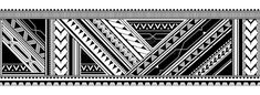 an abstract black and white pattern with geometric shapes on the sides, in different directions