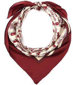 From COACH&#x2C; this scarf features:Square scarfLightweight silkIconic Horse and Carriage motifSolid borderApprox. 35" L x 35" WHand washImported. Horse And Carriage, Silk Square Scarf, Crafts Beautiful, Printed Silk, Dillard's, Merlot, Square Scarf, Global Fashion, Silk Printing