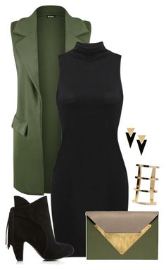 Untitled #15 by jennsprettylittlefriend on Polyvore featuring polyvore fashion style WearAll Dareen Hakim Yves Saint Laurent clothing Autumn Chic, Future Wardrobe, Fashion Closet, Classy Casual, Office Attire, Green Coat, Casual Office, Dressy Outfits