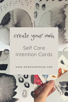 Collage Art Ideas Creative Easy, Self Care Intention Cards, Diy Mindfulness Craft, Thanksgiving Art Therapy, Self Care Art Activity, Self Care Arts And Crafts, Expressive Art Ideas, Creative Art Therapy Activities, Self Expression Art Ideas