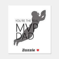 you're the real mrp dad sticker on a white background with black lettering