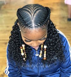 Loose Curly Hair, Girls Hairstyles Braids, Braids For Kids, Braided Hairstyles For Black Women, Hair Crush, Kids Braided Hairstyles