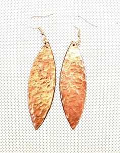 Copper Willow Hammered Earrings - Etsy Hammered Copper Drop Earrings, Hammered Metal Teardrop Earrings, Hammered Teardrop Metal Earrings, Hammered Copper Earrings For Gift, Hammered Rose Gold Copper Earrings, Rose Gold Hammered Dangle Earrings, Hammered Bronze Teardrop Earrings, Bronze Hammered Teardrop Earrings, Rose Gold Hammered Metal Earrings