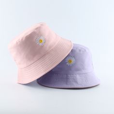 Color: pink-purple Trendy Pink Cotton Sun Hat, Pink Cotton Bucket Hat For Spring, Casual Purple Bucket Hat For Spring, Trendy Purple Bucket Hat For Spring, Wide Brim Purple Bucket Hat For Summer, Purple Wide Brim Bucket Hat For Summer, Adjustable Purple Bucket Hat For Spring, Trendy Purple Bucket Hat With Curved Brim, Purple Short Brim Bucket Hat For Spring