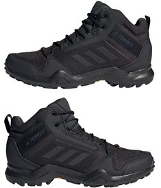 Brand new Adidas TERREX AX3 Mid GTX BC0466 Black Trail Running Hiking Shoes Sneaker Boots Men's Size 14 This pair does not have the original box, but they are guaranteed authentic, new, and unworn. The box should read: ADIDAS TERREX AX3 MID GTX HIKING BC0466 CORE BLACK / CORE BLACK / CARBON 14 US, 13.5 UK, 13.5 D, 320 J, 305 CHN, 49 1/3 F Terrex AX3 Mid GORE-TEX Hiking Shoes Waterproof hiking shoes built for durability and comfort. When the going gets rugged, the adidas Terrex AX3 Mid GORE-TEX S Sneaker Boots Mens, Mary Jane Shoes Flat, Adidas Yeezy 350, Black Core, Waterproof Hiking Shoes, Black Leather Sneakers, Dress Loafers, Yeezy 350, Adidas Terrex