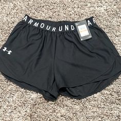 Brand New Women’s Black Under Armor Shorts Black Under Armour Casual Black Shorts, Black Stretch Athletic Shorts By Under Armour, Black Athleisure Shorts By Under Armour, Casual Black Under Armour Shorts, Under Armour Black Stretch Athletic Shorts, Under Armour Black Shorts With Elastic Waistband, Black Sporty Shorts By Under Armour, Under Armour Black Athleisure Shorts, Under Armour Black Workout Shorts