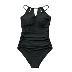 Cutout details and a high neckline makes this women's Cupshe swimsuit a sexy choice for beach or pool. Cutout details and a high neckline makes this women's CUPSHE swimsuit a sexy choice for beach or pool. Tummy slimmer High neckline with cutout details Tie-back sashFIT & SIZING Adjustable straps Removable bra cups Medium-ImpactFABRIC & CARE Shell: chinlon, spandex Lining: polyester, spandex Hand wash Imported Size: X Large. Color: Black. Gender: female. Age Group: adult. Mesh Swimwear, Bandage Swimsuit, Girls Beach, Beach Bathing Suits, Swimwear Suits, One Shoulder Swimsuit, Swimming Workout, Costume Intero, Swimsuit Dress