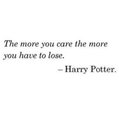 the quote for harry potter is shown in black and white