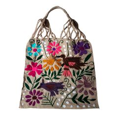 Experience the beauty and authenticity of traditional Mexican art with our handcrafted tote bags. Each one is lovingly embroidered by skilled artisans in Chiapas, making every bag truly one-of-a-kind. Adorned with vibrant bird and floral motifs, these totes are a stunning representation of Mexican culture and a perfect accessory for any occasion. Bring a piece of Mexico with you wherever you go and support local artists by choosing our embroidered Mexican woven tote bag! Measurements Height: 14" Traditional Mexican Art, Support Local Artists, Traditional Mexican, Bag Measurements, Woven Tote Bag, Mexican Culture, Embroidered Bag, Mexican Art, Support Local