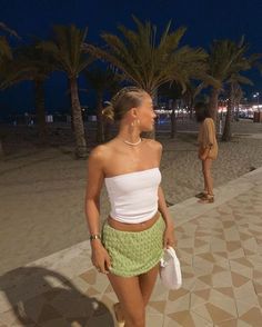 Holiday Outfits Summer Tenerife, Island Theme Outfit, Holiday Daytime Outfits, Mazatlan Outfits Beach Vacations, Car Meet Outfit Summer, Holiday Outfits Summer Daytime, Cabo Clubbing Outfits, Vaca Outfits Beach Vacations, Cute Summer Night Outfits