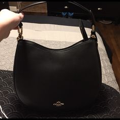 Black Coach Purse, Excellent Condition, Used Once. Black Coach Purse, Bags Black, Coach Purse, Coach Purses, Coach Bags, Shoulder Bags, Bag Lady, Purse, Shoulder Bag