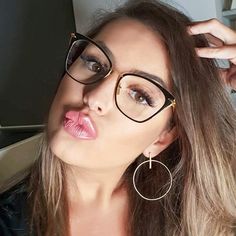 Women Eyeglasses Frame Optical Full Rim Eyewear Blue light Blocking Glasses Female UV400 Cat Eye Glasses Frames Vintage, Glasses For Oval Faces, Vintage Cat Eye Glasses, Trendy Eyewear, Womens Glasses Frames, Cat Eye Glasses Frames, Cat Sunglasses, Frame Eyeglasses, Sunglasses Retro