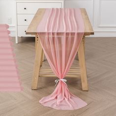 PRICES MAY VARY. Size:12 pack sheer chiffon table runner (29x120 inches),suitable for 6-10 seats either round or rectangle table,10Ft is a perfect length for your event's table decorations. Material:Made of high quality chiffon,soft and smooth,flowy and beautiful, fine workmanship, no seams,the elegant table runner creates a romantic feeling for your wedding table, sweetheart table and cake table. Style:This colorful chiffon table runner has a flowy and elegant look，tie this romantic white sheer Boho Sisustus, Chiffon Table Runner, Table Runner For Wedding, Shower Outdoor, Wedding Runner, Rustic Table Runners, Rustic Boho Wedding, Romantic Table, Event Table