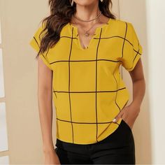 Material: 100% Polyester | Batwing Sleeve Yellow Summer Office Tops, Yellow Spring Office Tops, Casual Yellow Office Blouse, Double Collar Shirt, Poncho Style Top, Batwing Sleeve Blouse, Blue Floral Blouse, Floral Sleeveless Top, Lace Top Long Sleeve