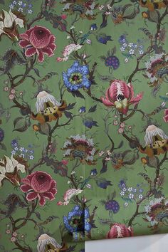 House of Hackney Artemis Wallpaper | AnthroLiving Artemis Wallpaper, Hackney Wallpaper, Wallpaper Dining, House Of Hackney Wallpaper, Fern Wallpaper, Paradise Wallpaper, Lily Wallpaper, Sweden House, House Of Hackney