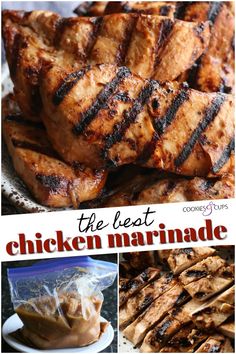 the best chicken marinade for grilling, cooking and enjoying it's flavor