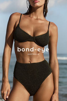 Timeless Australian-made swimwear in bold designs and flattering silhouettes that are made to be seen. Sleek Seamless Beach Swimwear, Seamless Triangle Swimwear For Poolside, Elegant Seamless Triangle Top Swimwear, Chic Seamless Triangle Top Swimwear, Fitted Textured Blue Swimwear, Womens Swimwear