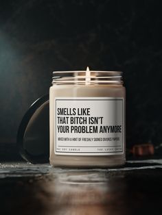 Not Your Problem Anymore Candle, Bitch Ass Divorce Gift for Her, Ex Boyfriend Gift, Breakup Gifts, Funny Divorce Candle, Ex Husband - Etsy High School Grad Gifts, Safe Candles, Funny Retirement Gifts, Pregnancy Announcement Gifts, Retirement Gifts For Women, Cozy Candles, Moving Gifts, Candle Company, Funny Candles