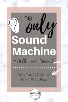 the only sound machine you'll ever need