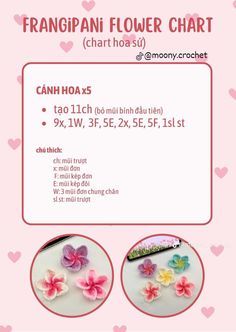 the instructions for how to make flower hair clips