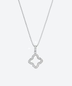 Sliding Adjustable Chain Necklace White Gold Flower Pendant Necklace With Adjustable Chain, White Gold Necklace With Flower Pendant And Adjustable Chain, Luxury Solitaire Pendant Necklace With Adjustable Chain, Silver Flower Pendant Chain Necklace, Silver Flower Shaped Necklace With Delicate Chain, Silver Flower Pendant Chain Necklace With Adjustable Chain, Fine Jewelry Solitaire Pendant Necklace With Adjustable Chain, Silver Solitaire Necklace With Adjustable Chain, Silver Necklace With Detachable Flower Pendant