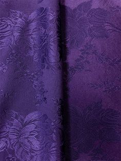 Priced per yard. Purple satin Jacquard. 60-inches wide. Great for ballet bodices and men's tunics/jackets. Elegant Brocade Fabric For Formal Occasions, Formal Fitted Brocade Fabric, Fitted Formal Brocade Fabric, It’s A Wonderful Life, Dark Purple Aesthetic, Purple Decor, Purple Love, All Things Purple, Purple Satin