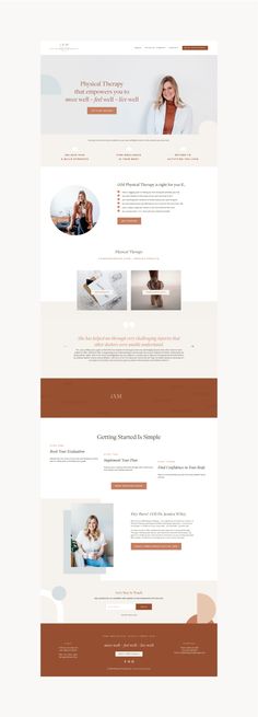 the website design for an interior designer