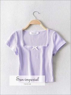 Sun-Imperial Material:COTTON Item Type:Tops Tops Type:Tees Sleeve Length(cm):Short Sleeve Style:REGULAR Fabric Type:JERSEY Pattern Type:Solid sun-imperialJK2005183 Gender:WOMEN Clothing Length:Short Decoration:Lace Style:Casual Age:Ages 16-28 Years Old Collar:Square Collar See size chart : https://sun-imperial.com/pages/size-chartSizing advice :Most items run small ( discluding swimsuits and shoes) - If you are not sure which size will work best for you - You can email us via info.sunimperial@gm Fitted Purple T-shirt For Spring, Fitted Lavender Short Sleeve Top, Lavender Trendy T-shirt For Summer, Trendy Lavender T-shirt For Summer, Purple Cotton Tops For Spring, Trendy Lavender Summer T-shirt, Fitted Lavender Summer Top, Fitted Lavender Top For Summer, Lavender Cotton Short Sleeve Top