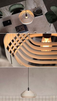 Flat-Pack Pendant Lamp Celebrates Tranquility of Water With Ripple-Like Pattern Bo Concept, Spiral Design, Flat Pack, Minimal Design