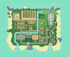 the legend of zelda map