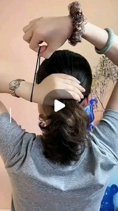 73K views · 1K likes | ชี้เป้าปัง on Instagram: "#hairartist #hairtransformation #hairlove #hairart #hairgoals #hairhacks" Wedding Hairstyles Easy Diy, Oiled Hair Hairstyles, Diy Hairstyles For Wedding, Oil Hair Hairstyles, Wedding Hair Styles Updo, Hairstyles With Natural Hair, Hair Back View, Toran Designs, Easy Wedding Hairstyles