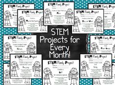 One of my students’ very FAVORITE enrichment activities is our monthly STEM Family Projects!  In fact, it’s the only homework I’ve ever assigned that my kids actually BEG for! Each month, I send home an assignment sheet like the following with my Kindergarten, First, and Second Grade Gifted and Talented students.  The objectives are very … Projects For Elementary Students, First Grade Gifts, Second Grade Science, Stem Elementary, Teaching Stem