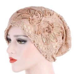 Sequin Flower Lace Chemo Caps For Women Muslim Stretch Turban Hair Loss Head Scarf Wrap Hijab Cap 100% Brand New And High Quality New Without Tags Perfect For Daily Wear And Easy To Take Off Or Wear Style: Casual Strap Type: Adjustable Soft Material Makes You Very Comfortable Material: Cotton+Lace Hat Circumference:27*29cm Great Gift For Women/Lady Unique Design Makes You More Charm And Attractive Gender: Unisex Size (Approx.): One Size Fits The Most Adults Package Includes: 1 X Hat Note: Hand W One Size Beige Bonnet, Cream Colored One Size Bonnet Cap, Cream Bonnet Cap One Size, One Size Fits Most Beige Bonnet, Beige One Size Fits Most Bonnet, Cream One-size Bonnet Cap, Beige Bonnet Cap, One Size Fits Most, Elegant One Size Turban For Beach, Elegant One Size Beach Turban