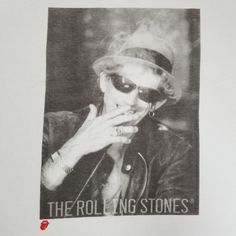 Keith Richards, Rolling Stones, Official Store, Mint Condition, Like New, Mint, Japan, Signs, T Shirt