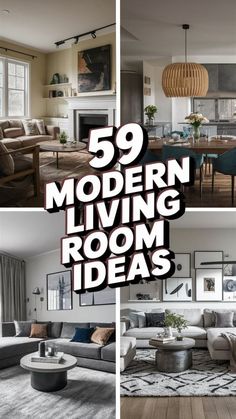 modern living room decor ideas that are easy to do in the day and night time