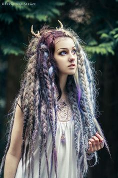 Dread Locks, Braids Pictures, Braids Styles, Fantasy Hair, Funky Hairstyles, Halloween Hair, Teen Hairstyles, Grunge Hair, Steampunk Fashion