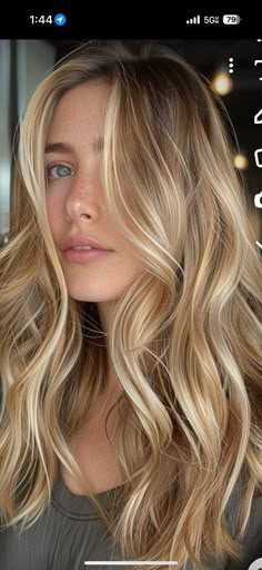 Honey Blonde With Dimension, Dirty Blonde Summer Hair, Golden Highlights Blonde Hair, Dirty Blonde Partial Highlights, Fall Honey Blonde Hair Color, Different Types Of Blonde Highlights, Golden Blonde Balayage Honey, Dark Blonde With Blonde Highlights, Summer Dirty Blonde Hair