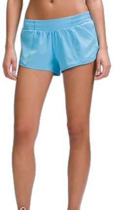 Lululemon Hotty Shorts Blue, Blue Lululemon Shorts, Blue Moisture-wicking Athletic Shorts For Beach, Blue Moisture-wicking Athletic Shorts For Poolside, Lululemon Skirt, Lululemon Speed Up Shorts, Lululemon Hotty Hot Shorts, Hotty Hot Shorts, Lululemon Shorts