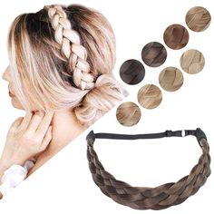 Braided Headband Styles You Need to Try This Season Hair Braid Band, Braid Hairband, Hairband Hairstyle, Braid Inspiration, Lazy Hairstyles